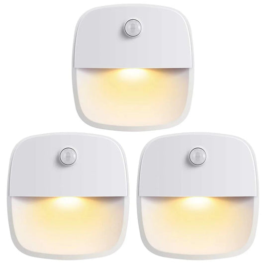 One-piece-LED Motion Sensor Night Light – Hands-Free Wall Light for Home