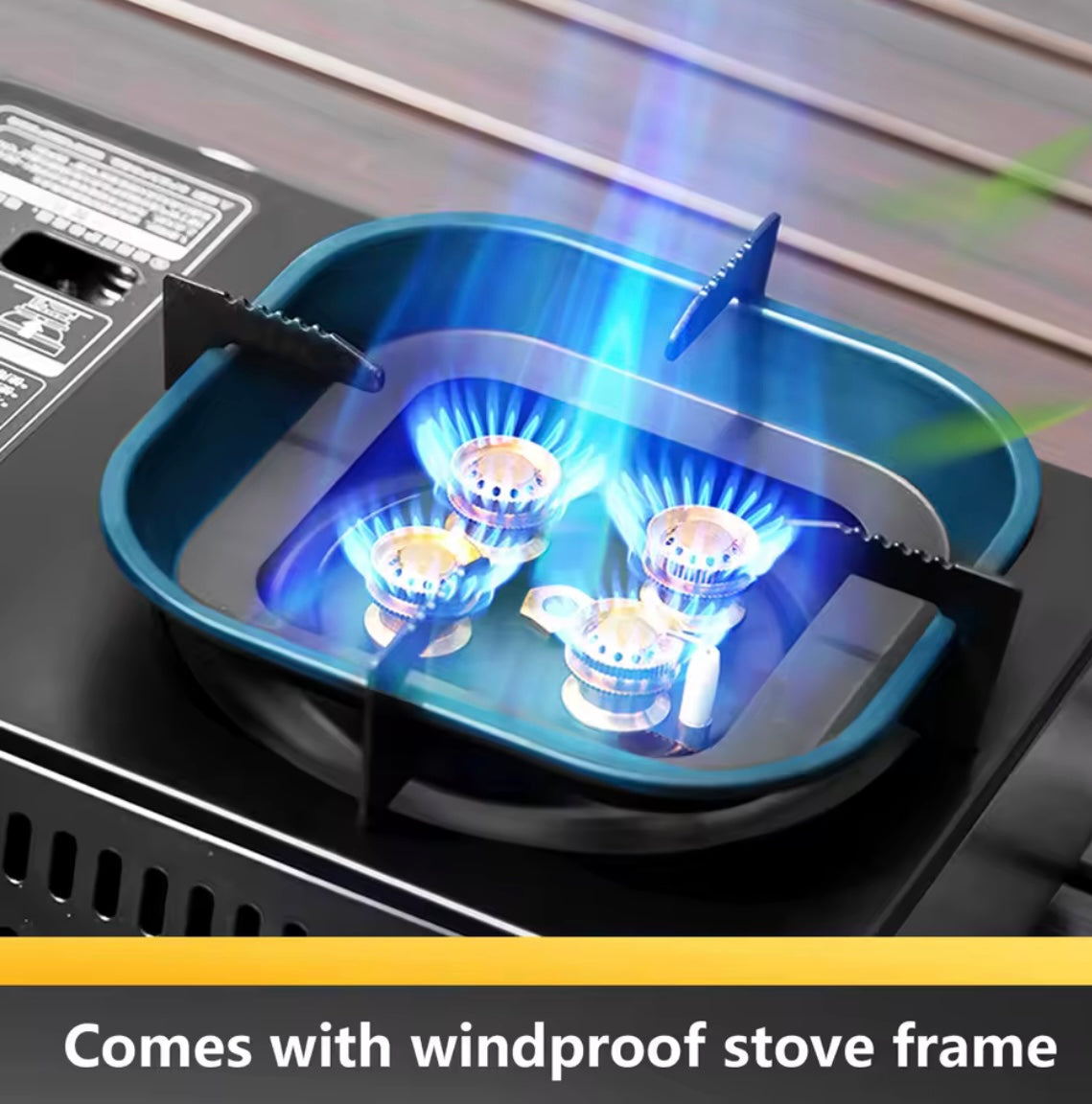"BISINNA 5800W Portable Camping Gas Stove – Outdoor Burner for Hiking & Picnic”
