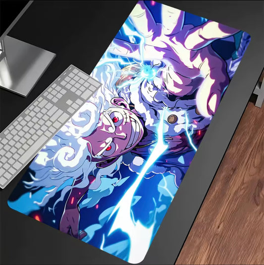 Gear 5 Luffy XXL Anime Desk Mat – One Piece Gaming Mousepad
