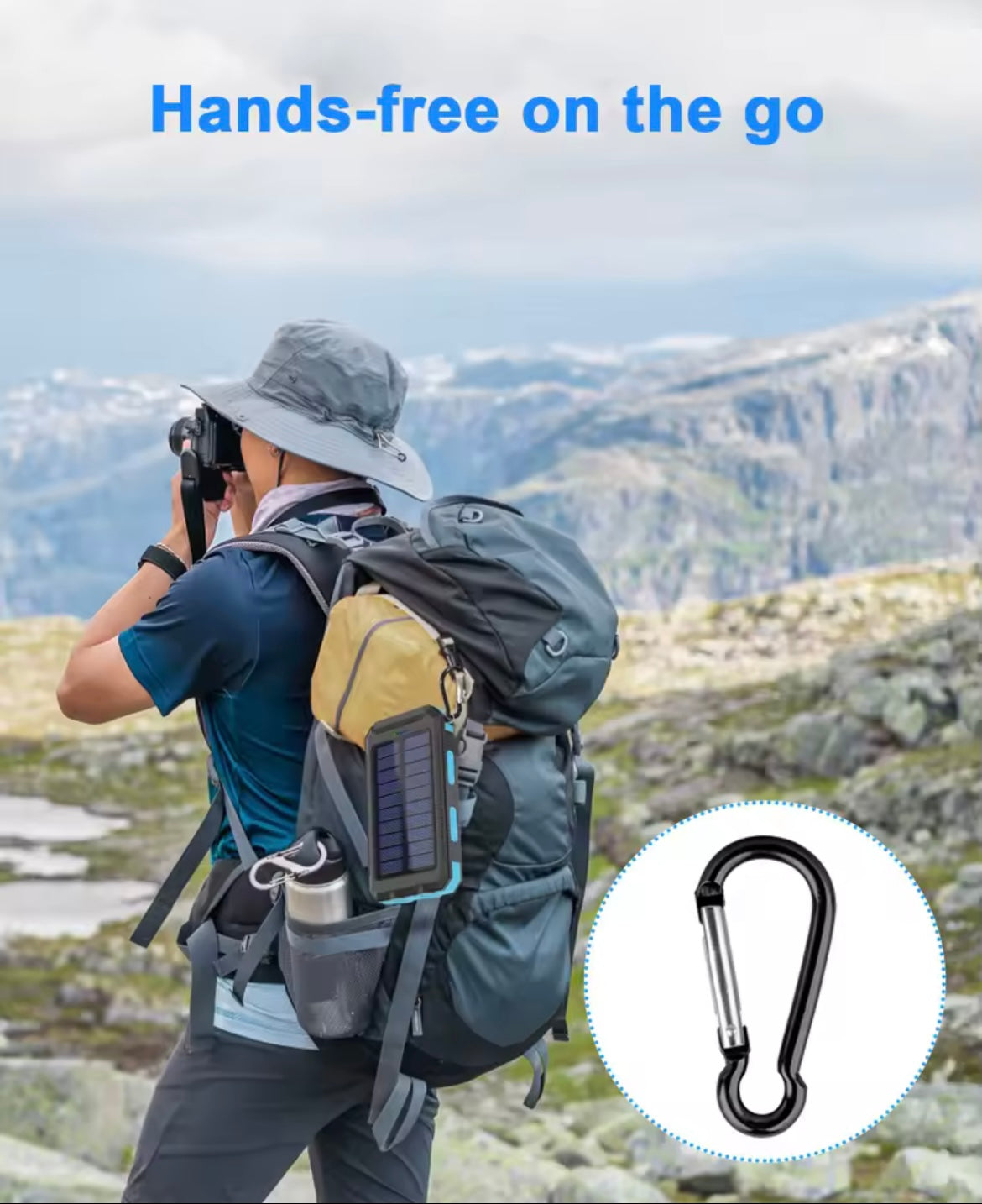 Waterproof Solar Power Bank – 38,800mAh, Dual USB, Outdoor Mobile Charger for Camping & Travel