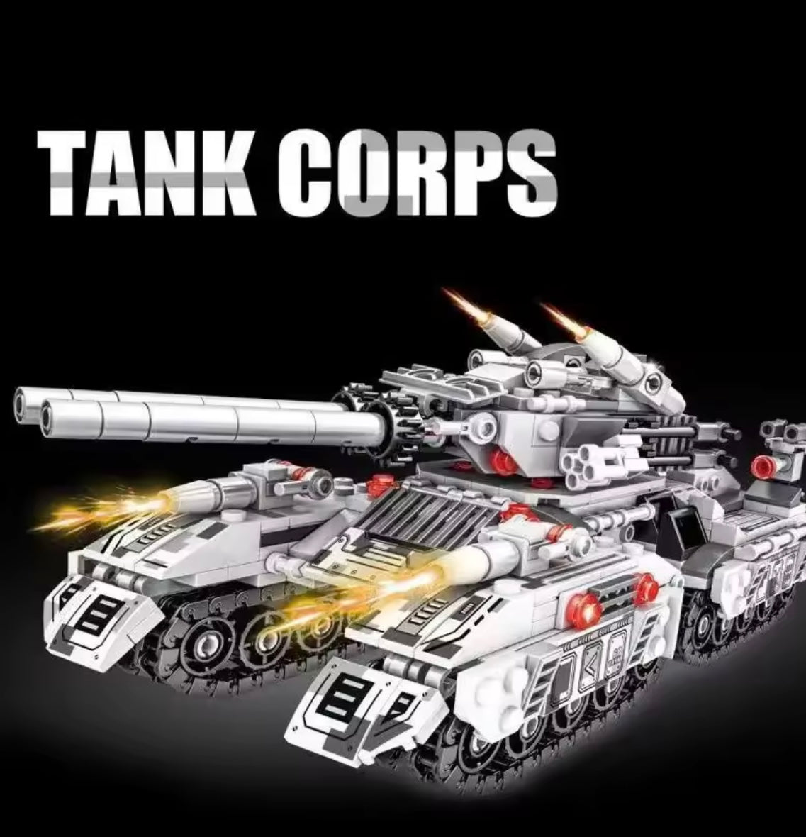 8-in-1 Military Vehicle Building Block Set – WW2 Tank, Airplane, Truck & More (2024 Edition)