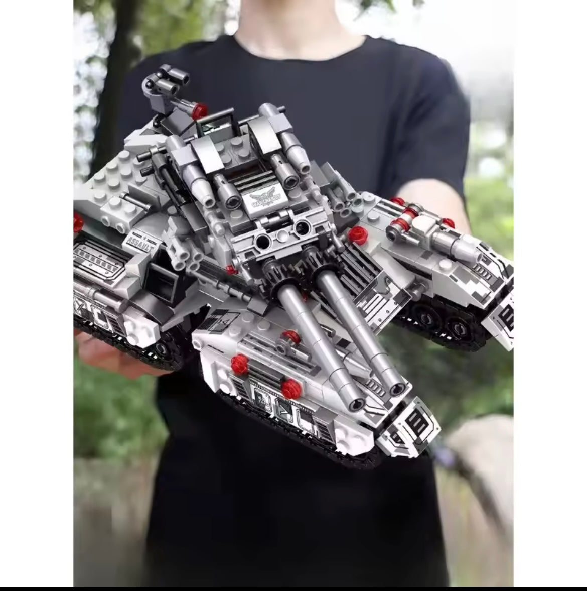 8-in-1 Military Vehicle Building Block Set – WW2 Tank, Airplane, Truck & More (2024 Edition)