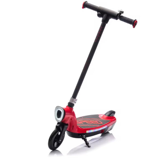 Kids Electric Ride-On Scooter – Lights, Bell, Rear Brake & Non-Slip Pedals (6+ Years)